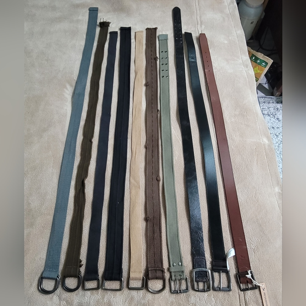 Bundle of 10 Belts
